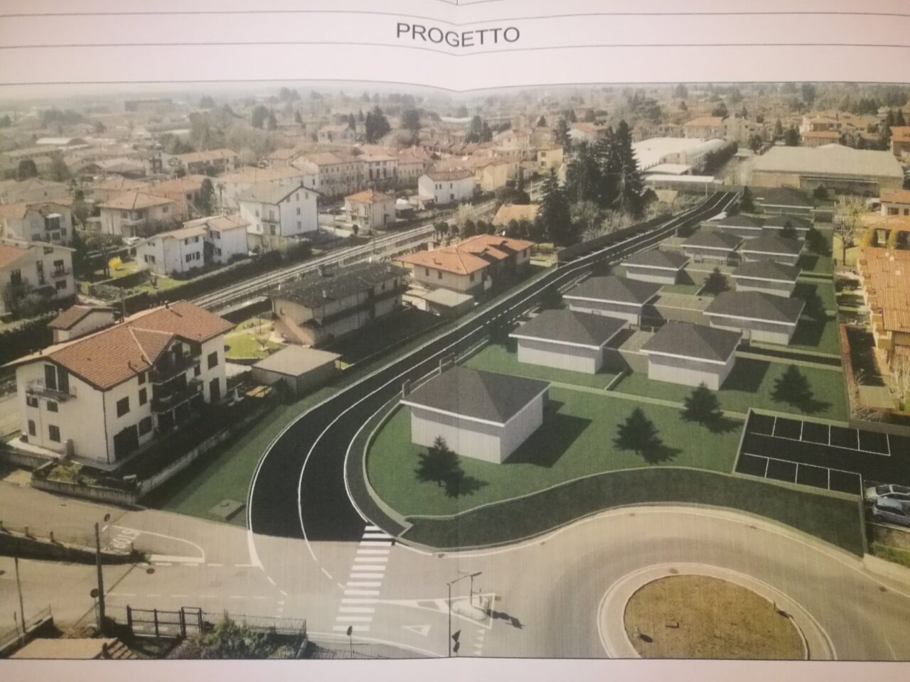 Con le otto villette di via Marone, si farà la strada di collegamento con il centro di Abbiate