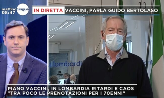 Bertolaso attacca ancora Aria, poi annuncia: “A giorni prenotazioni vaccini per over 70”
