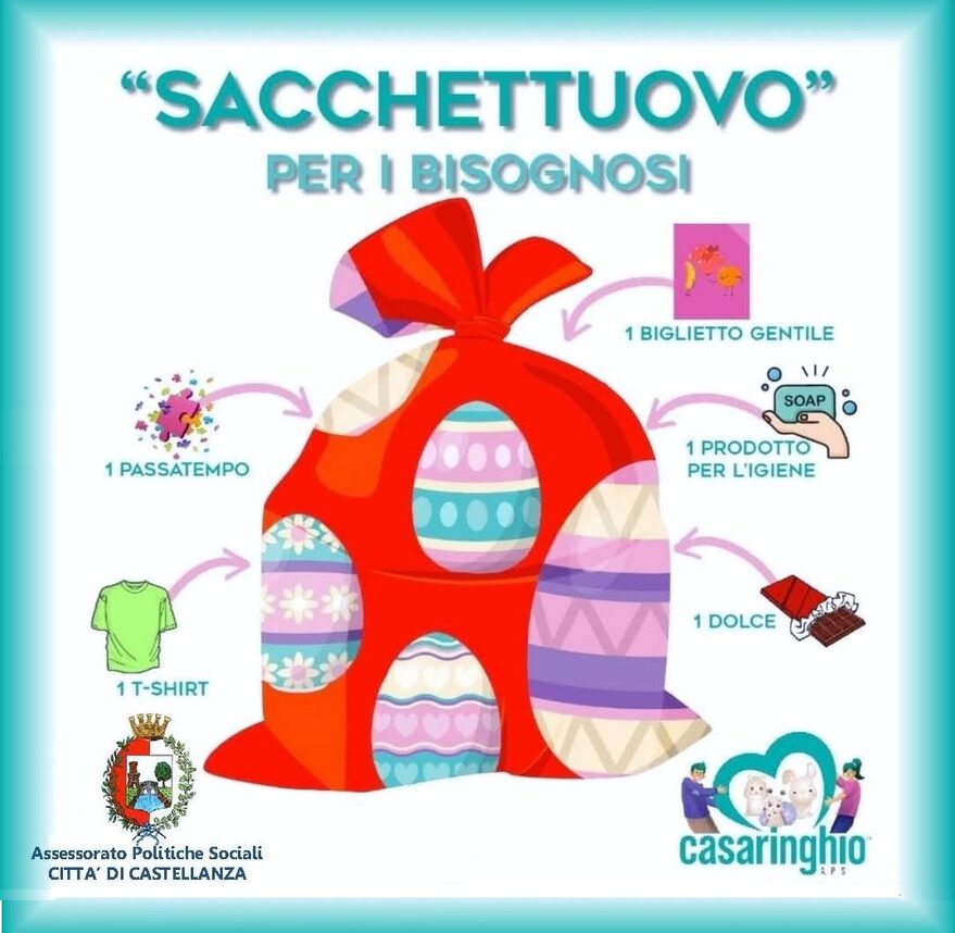 Castellanza, per Pasqua il Sacchettuovo per i più bisognosi