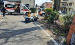 Incidente tra via Sciesa e via Monte San Michele, auto contro scooter