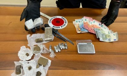 Spaccio in zona rossa, arrestato a Castellanza con 4 etti di hashish