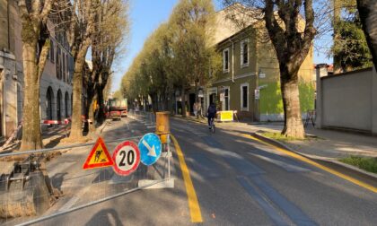 Aperto il cantiere di via Roma a Saronno, iniziano i lavori