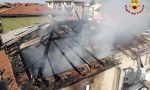 Esplode casa nella Bergamasca, le foto e il video delle squadre dei Vigili del Fuoco in aiuto da Pavia
