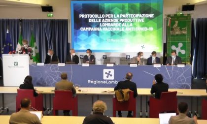 Protocollo siglato: le aziende lombarde potranno vaccinare i propri dipendenti