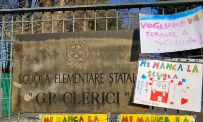 Gerenzano, i bambini vogliono tornare a scuola