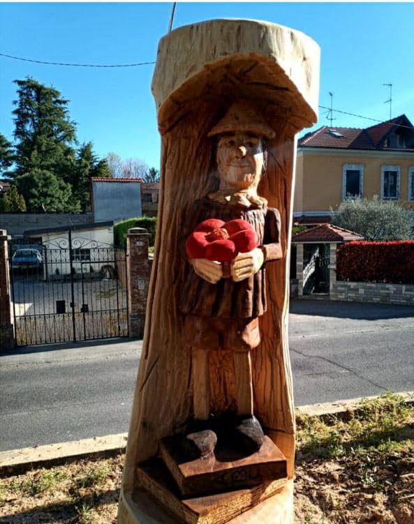 Pinocchio, ecco la prima opera nata  dai cedri abbattuti al parco Opai