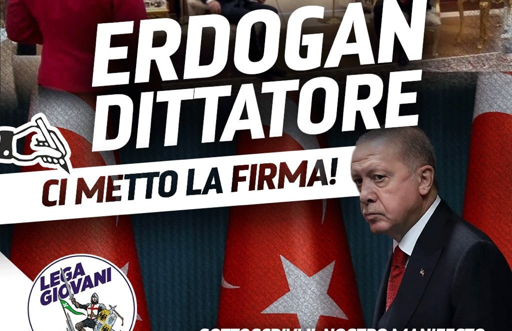 “Erdogan dittatore”: la Lega Giovani lancia la petizione online