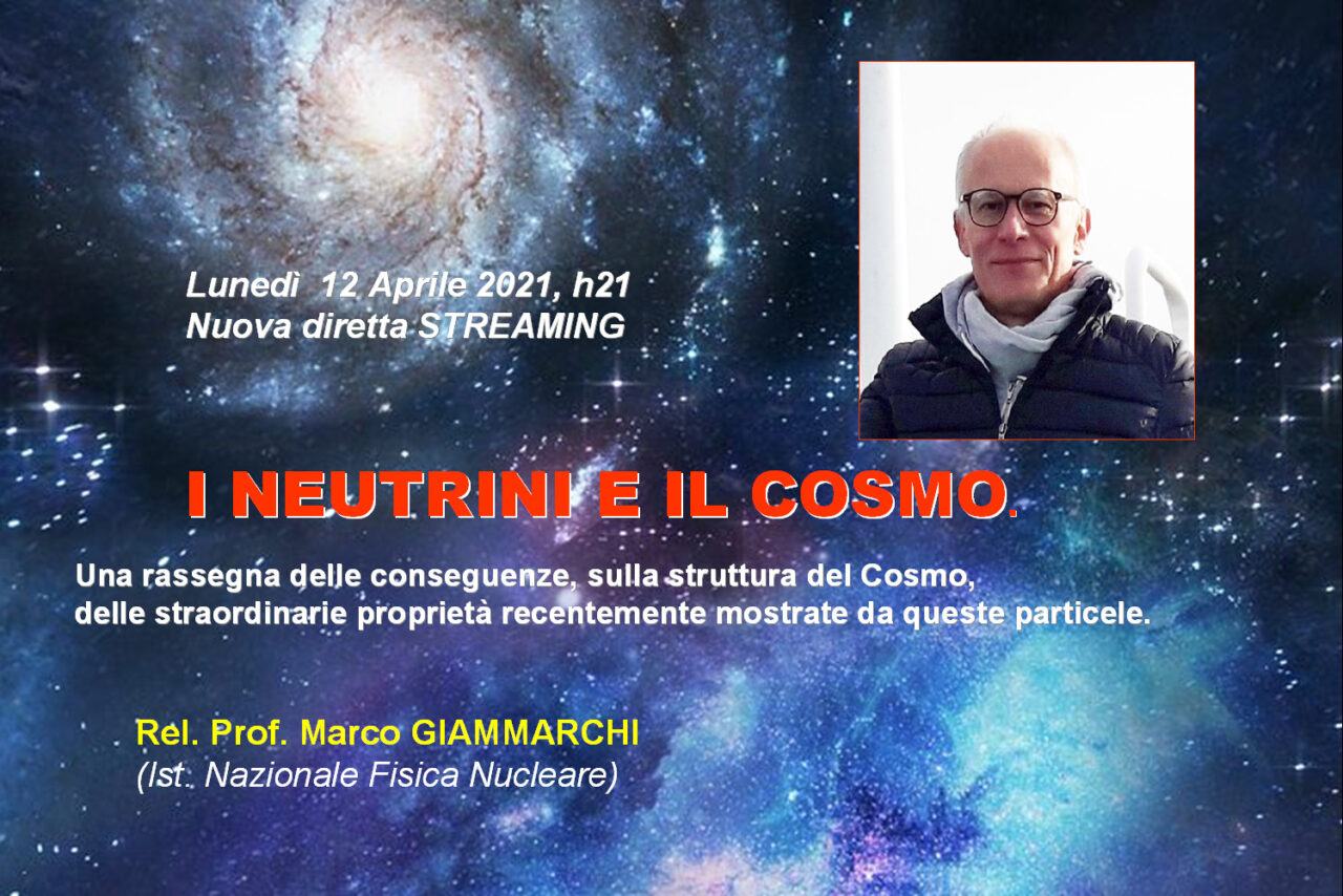 I neutrini e il cosmo: ospite del Gat uno dei massi esperti dell’Istituto Nazionale di fisica nucleare