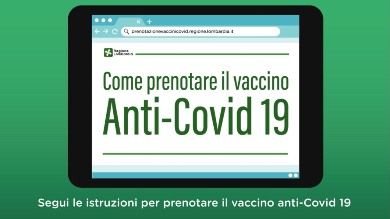 Il video tutorial per la prenotazione del vaccino e le date in base all’età
