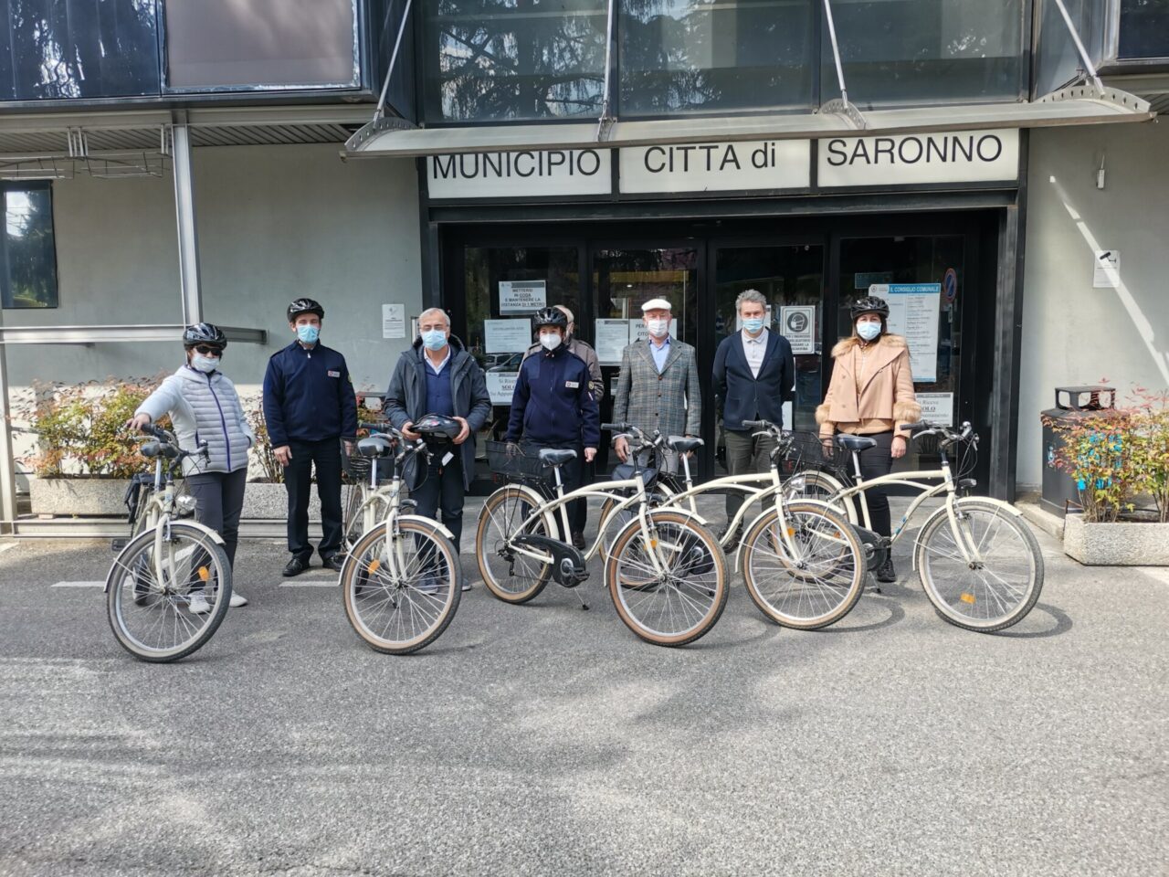 Arrivano cinque biciclette per gli Ispettori Ambientali del Parco Lura
