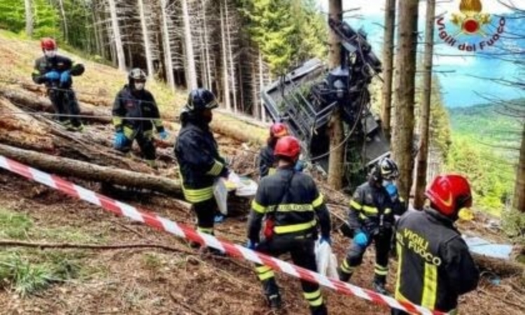 Funivia Mottarone, uno degli arrestati: “Incidente che non capita neppure una volta su un milione”
