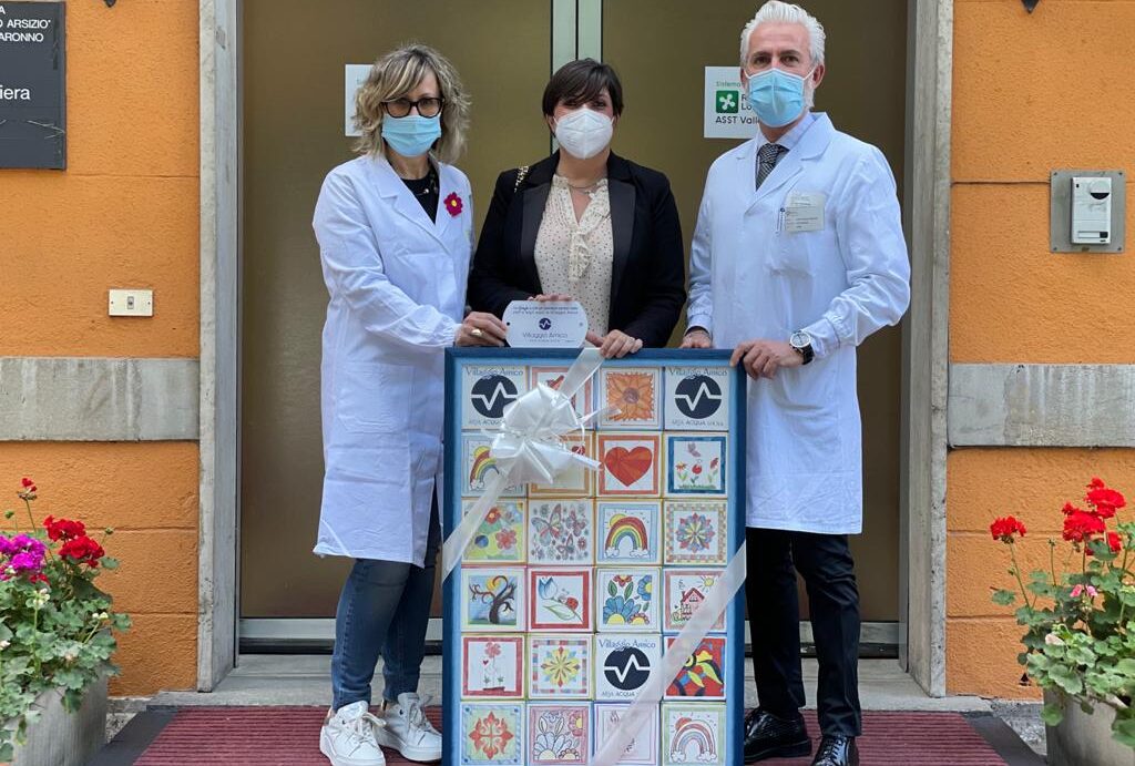 Dono speciale dagli ospiti del Villaggio Amico all’Asst Valle Olona