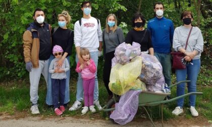 Giornata di pulizie a Caronno Varesino: passeggiata ecologica per una città più pulita