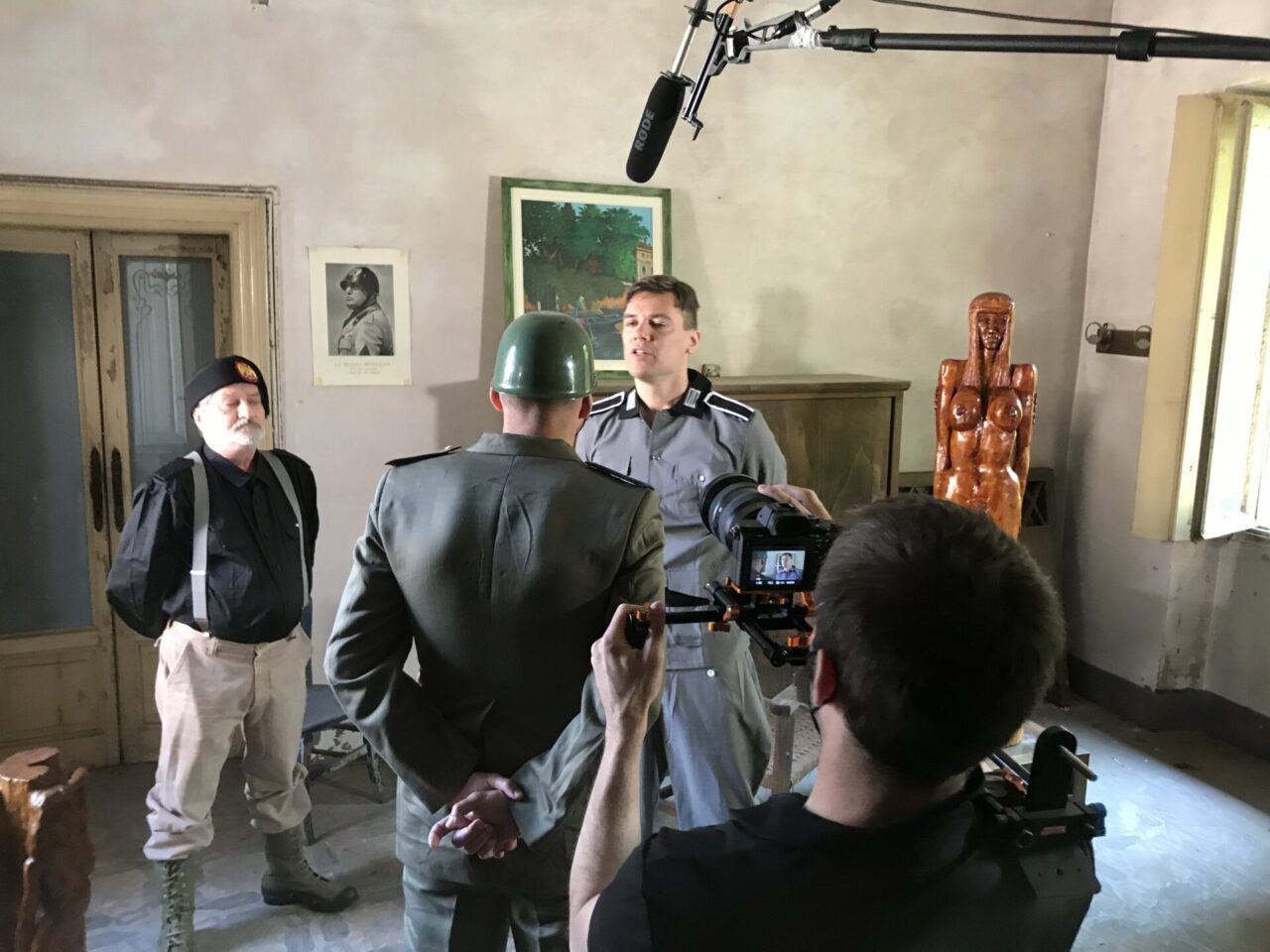 Le prime immagini dal set del film sulla vita di Librandi per Amazon Prime