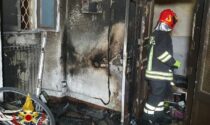 Incendio nella notte in un negozio di bici di Varese