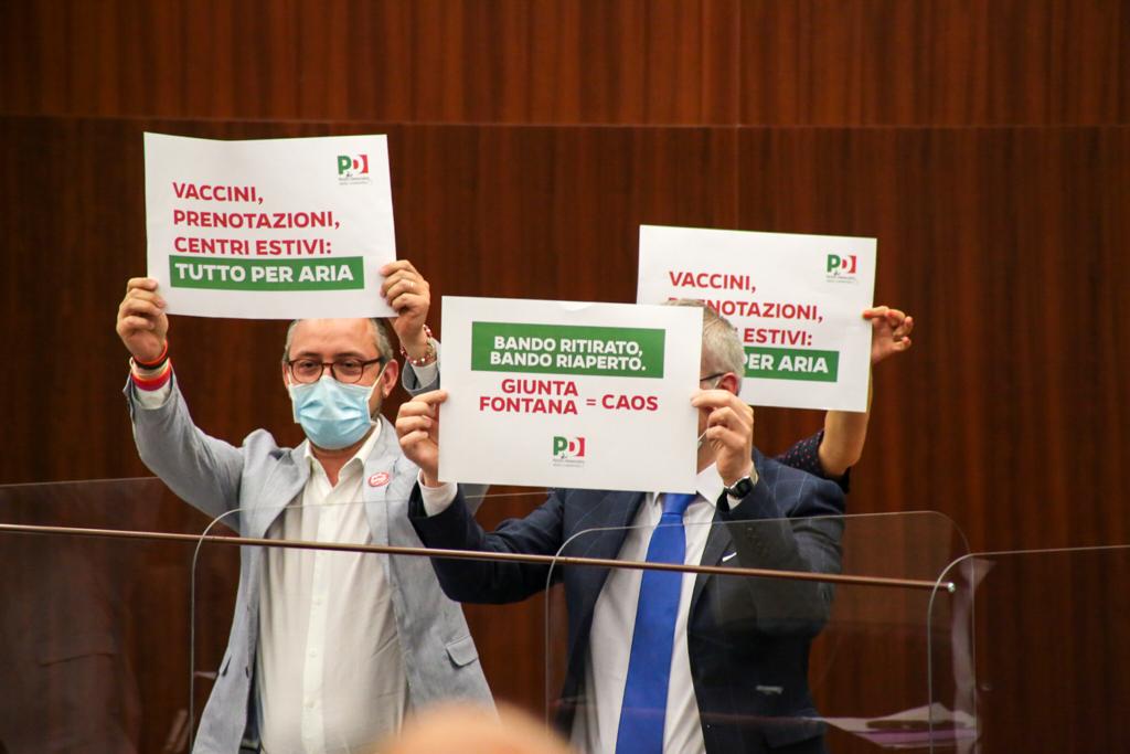 13072021 PD protesta bando centri estivi 1