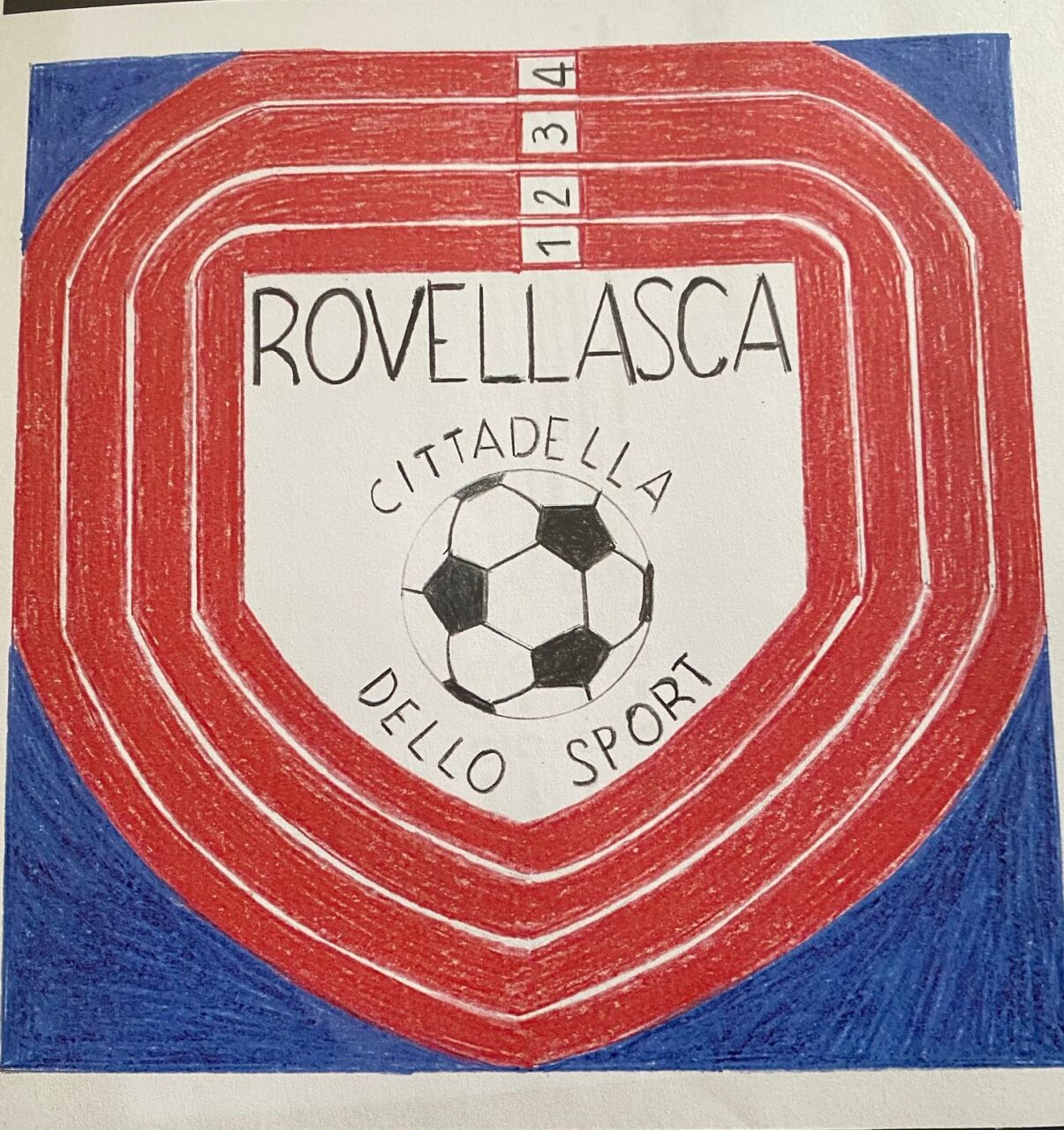 Il logo della cittadella dello sport è a firma Federico Ferrari