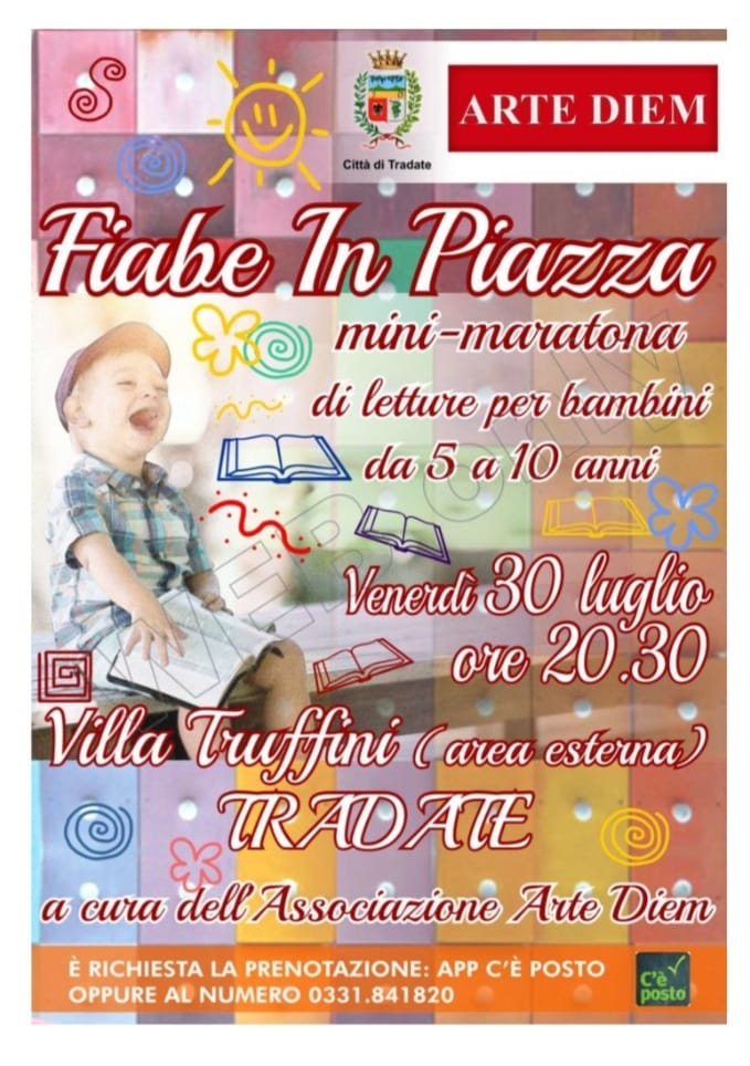 Fiabe in piazza: mini maratona di lettura per bambini