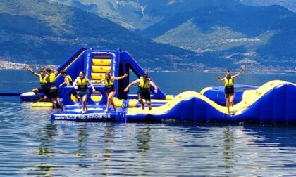 E vai con i tuffi: inaugurato il primo acquapark sul Lago di Como
