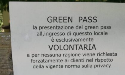 Ristoratore di Albavilla: "Green pass solo volontario"