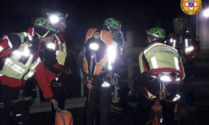 Scalatori in difficoltà sul Pizzo del Salto