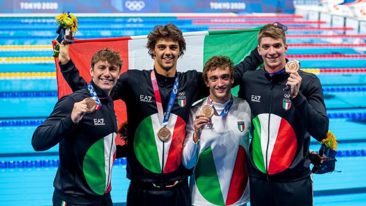 Olimpiadi, Martinenghi di bronzo anche nella staffetta