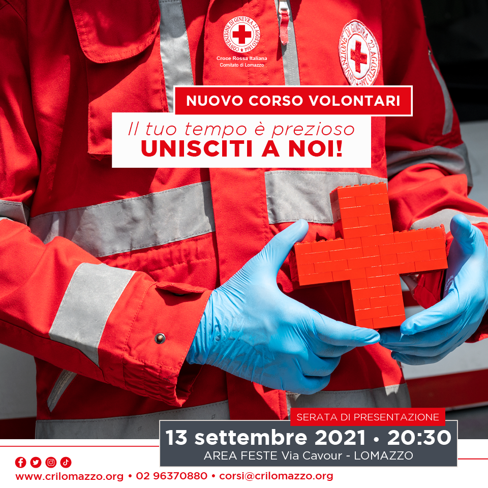 Corso per aspiranti volontari della Croce rossa