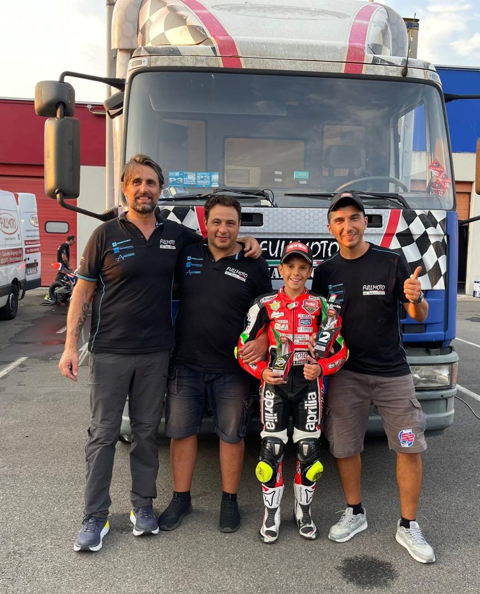 Valentino Sponga è vice campione italiano di Aprilia 250