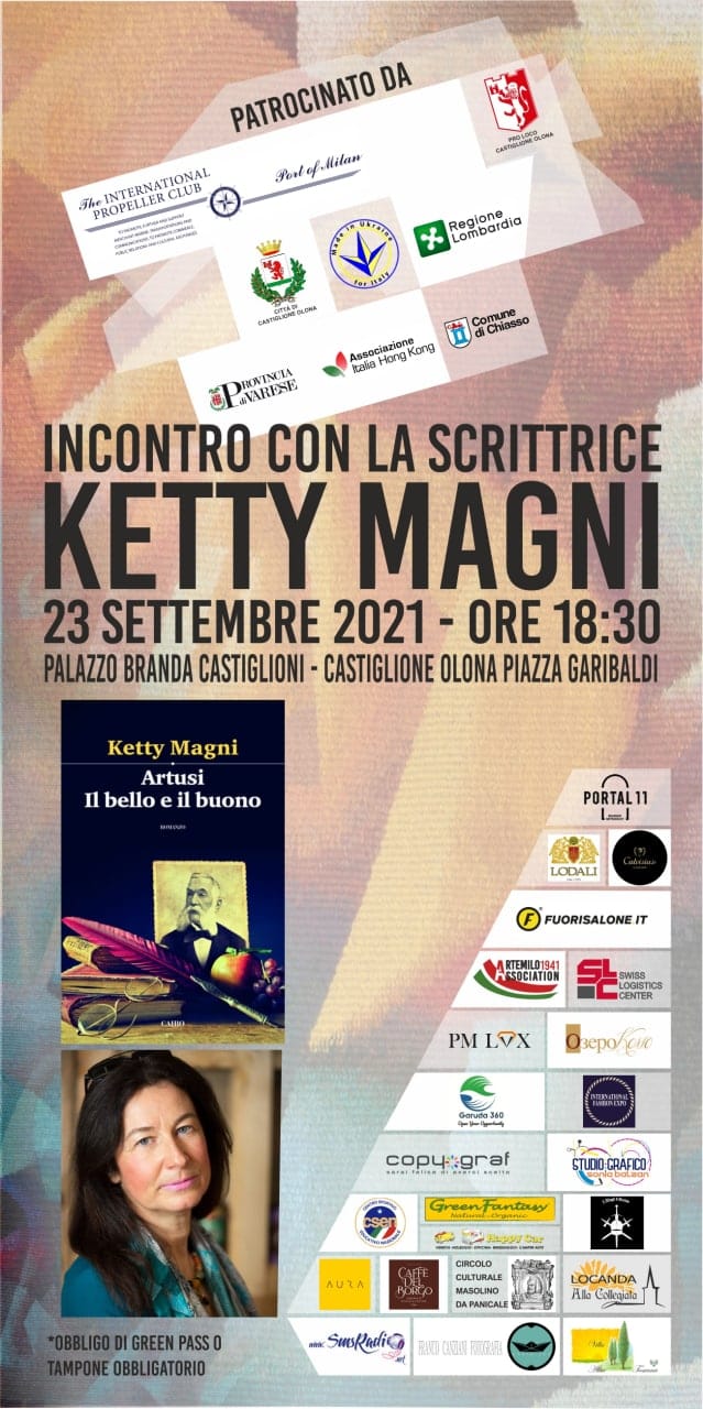 Dall’arte del maestro  Turetskyy a quella delle parole: Palazzo Branda ospite la scrittrice Magni