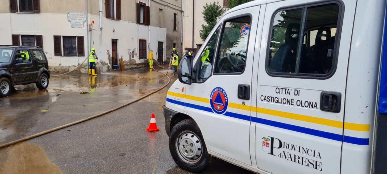 Gornate superiore: nuove immagini della Protezione civile al lavoro