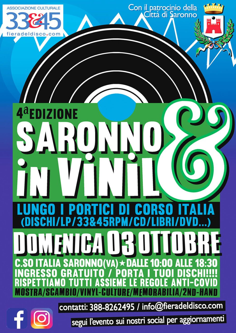 Torna la Fiera del Vinile a Saronno: festa della musica in Corso Italia