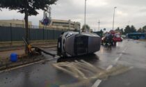 Fagnano, auto si ribalta: ferito un 79enne