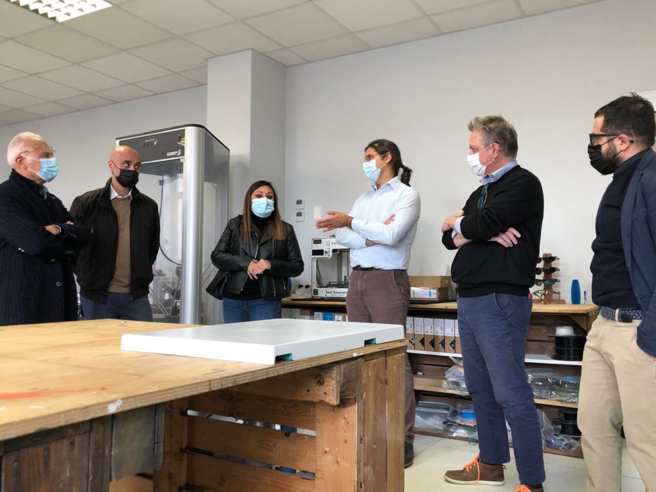 Comune in visita al Faberlab: “Una risorsa per Saronno”