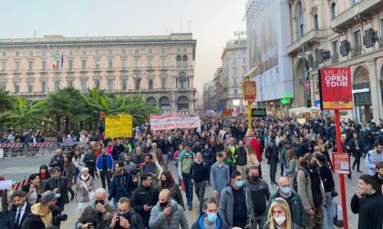 Tre persone in Questura dopo la manifestazione a Milano