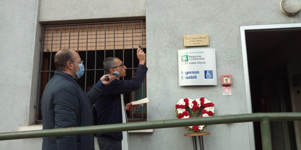 Il SerT di Gallarate intitolato al dottor Eugenio Brianza, vittima del Covid