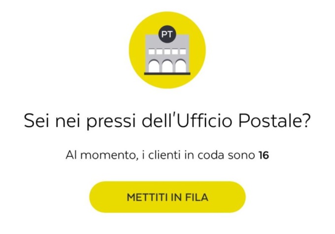 Con l’App di Poste stop alle code a Busto