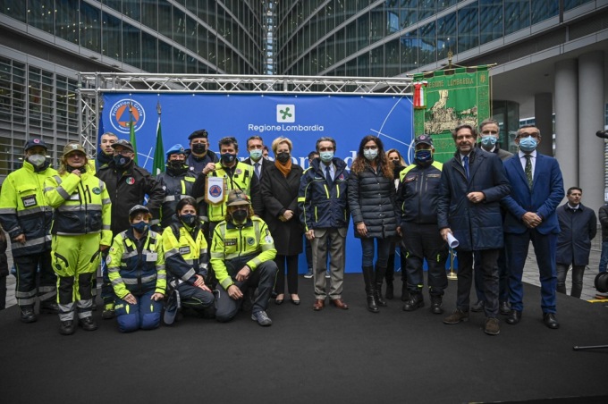 Il “grazie” di Regione ai volontari della Protezione Civile del Varesotto