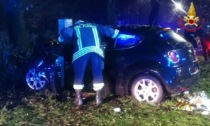 Incidente a Gallarate feriti quattro giovani SIRENE DI NOTTE