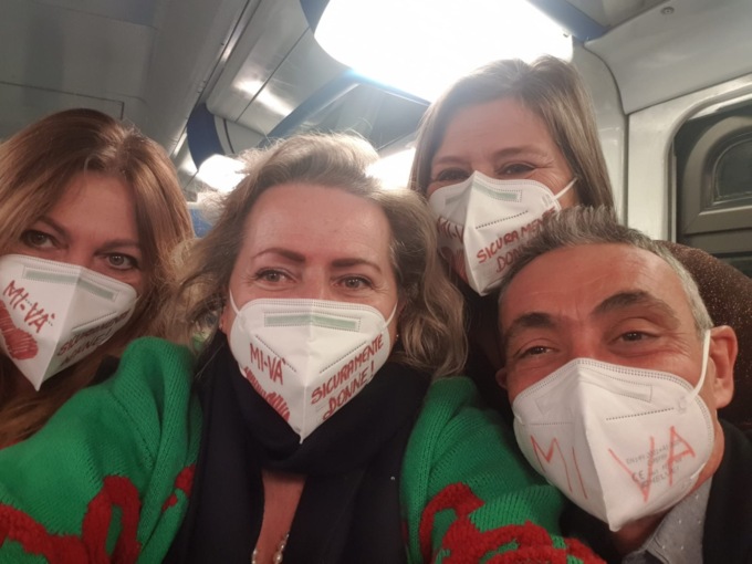Cittadini e amministratori sul Mi-Va, il treno antiviolenza