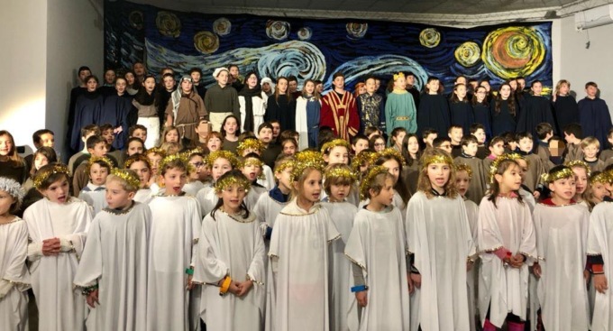 Torna il presepe vivente alla scuola Chicca Gallazzi