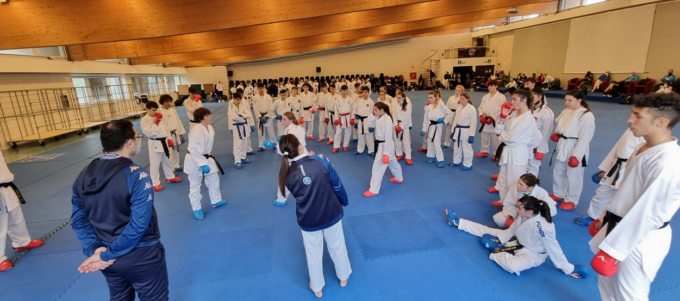 La saronnese Alessandra Bossi in ritiro con la nazionale giovanile di Karate