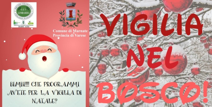 A Marnate la Vigilia si festeggia… nel bosco