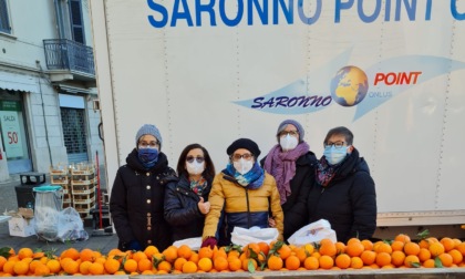 Quintali di arance a ruba per aiutare la Saronno Point