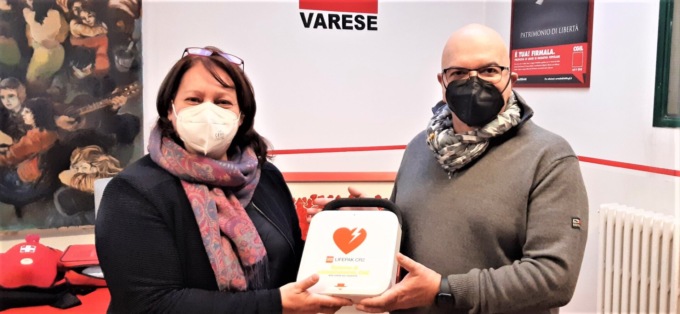 In Camera del Lavoro a Varese un corso per l’utilizzo del defibrillatore