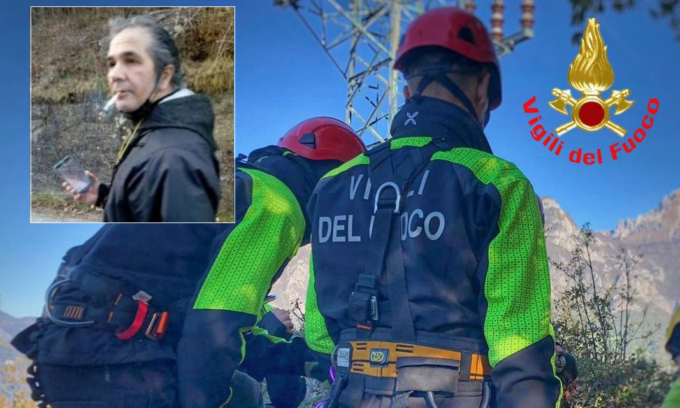 Cadavere di un 57enne all’interno di un’auto precipitata nel burrone