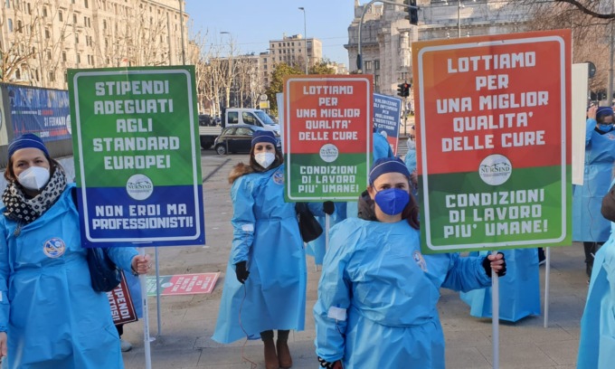 Sciopero degli infermieri: “Ci avete messo in ginocchio”