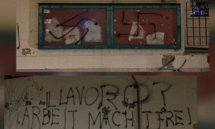 Attacco neonazista, svastiche e graffiti sulla sede Pd di Varese