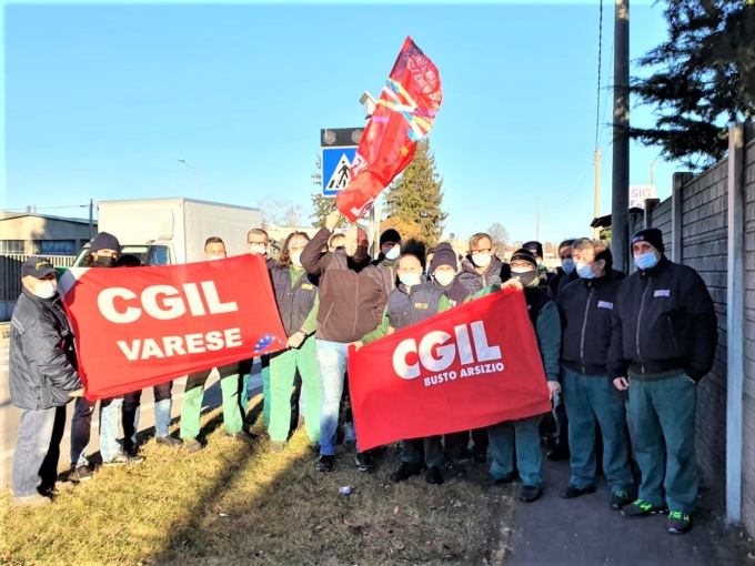 Sciopero alla Sig, la Cgil: “Lavoratori al freddo, chiediamo anche la redditività aziendale”