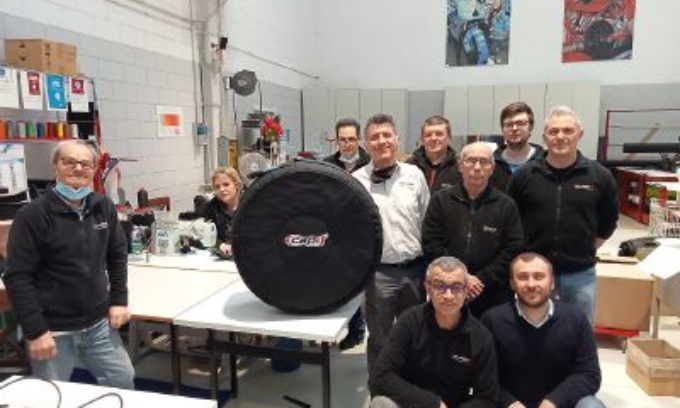 La nuova Ferrari F1-75 si «vestirà» con le termocoperte della Capit di Arese