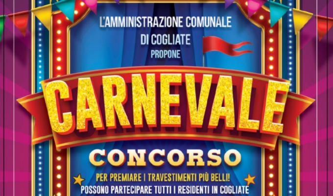 Per il Carnevale a Cogliate niente sfilata ma un concorso di maschere